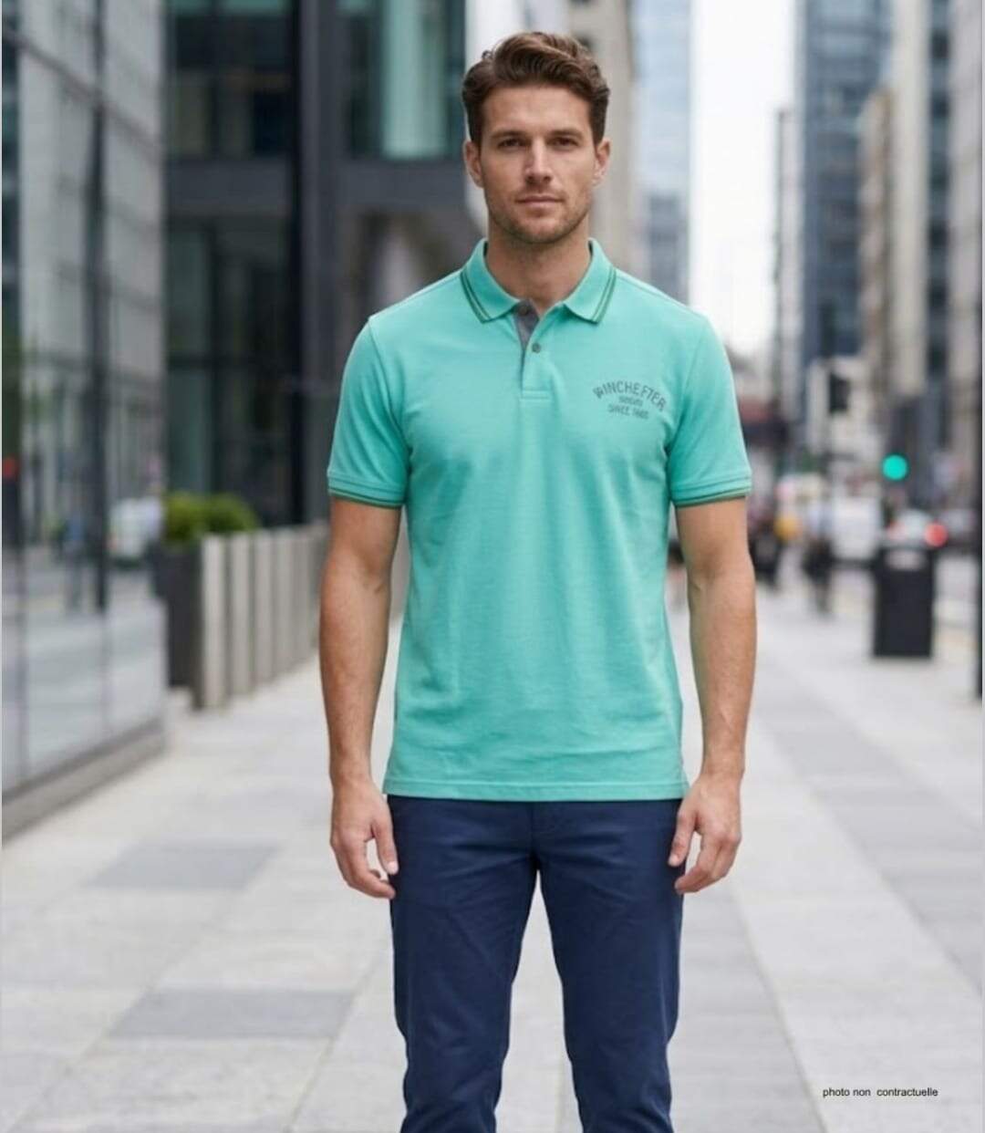 Polo WINCHESTER RAGGA3 en coton piqué : le style sport-chic au confort absolu-5