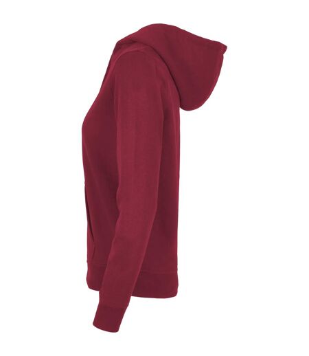 Sweat À Capuche Basic Femme Bordeaux Build Your Brand