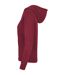 Sweat À Capuche Basic Femme Bordeaux Build Your Brand-4