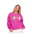 Sweat 80ème Motif/style Rétro Adulte Rouge Moomin-1