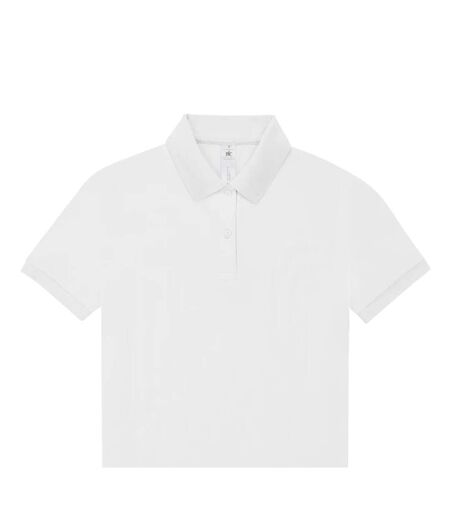 Polo my femme blanc B&C