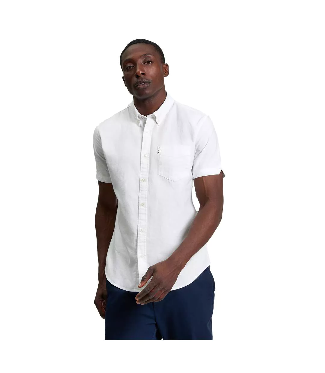 Chemise Manches Courtes Motif/style Signature Homme Blanc Ben Sherman-2