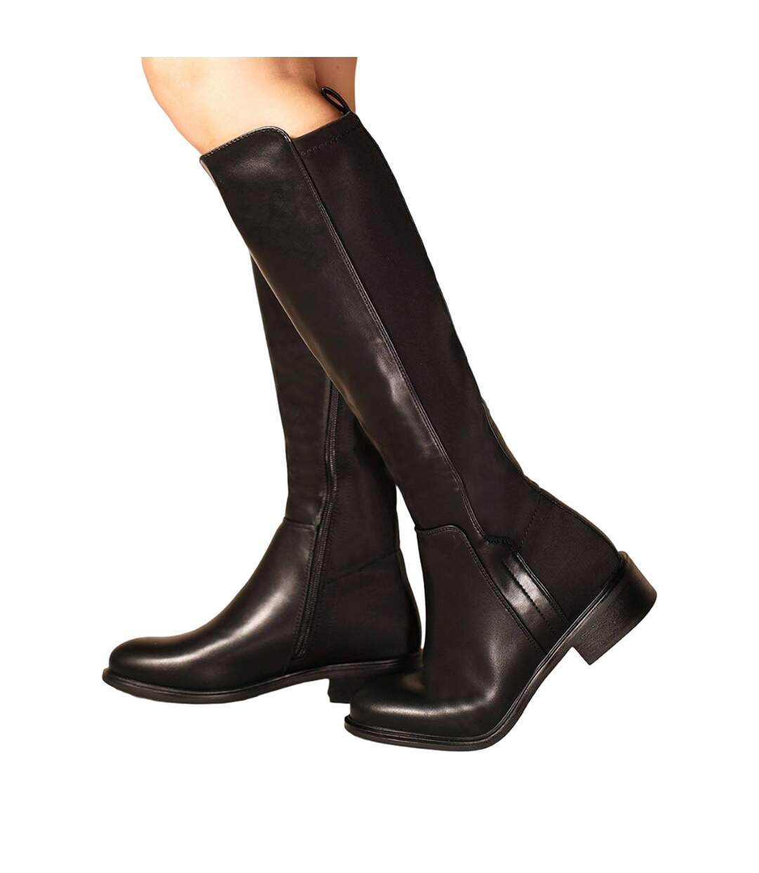 Bottes hauteur genoux parker femme noir Where´s That From-3