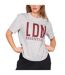 T-shirt London Femme Gris Chiné Blank Essentials-1