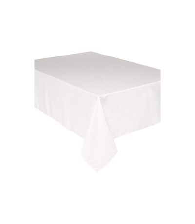 Nappe Antitache Jacquard Carré 140x240cm Ivoire