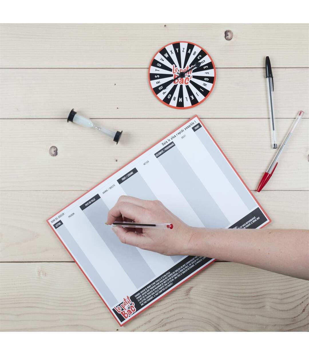 Jeu du Baccalauréat 50 Feuilles 29cm Gris & Blanc-2