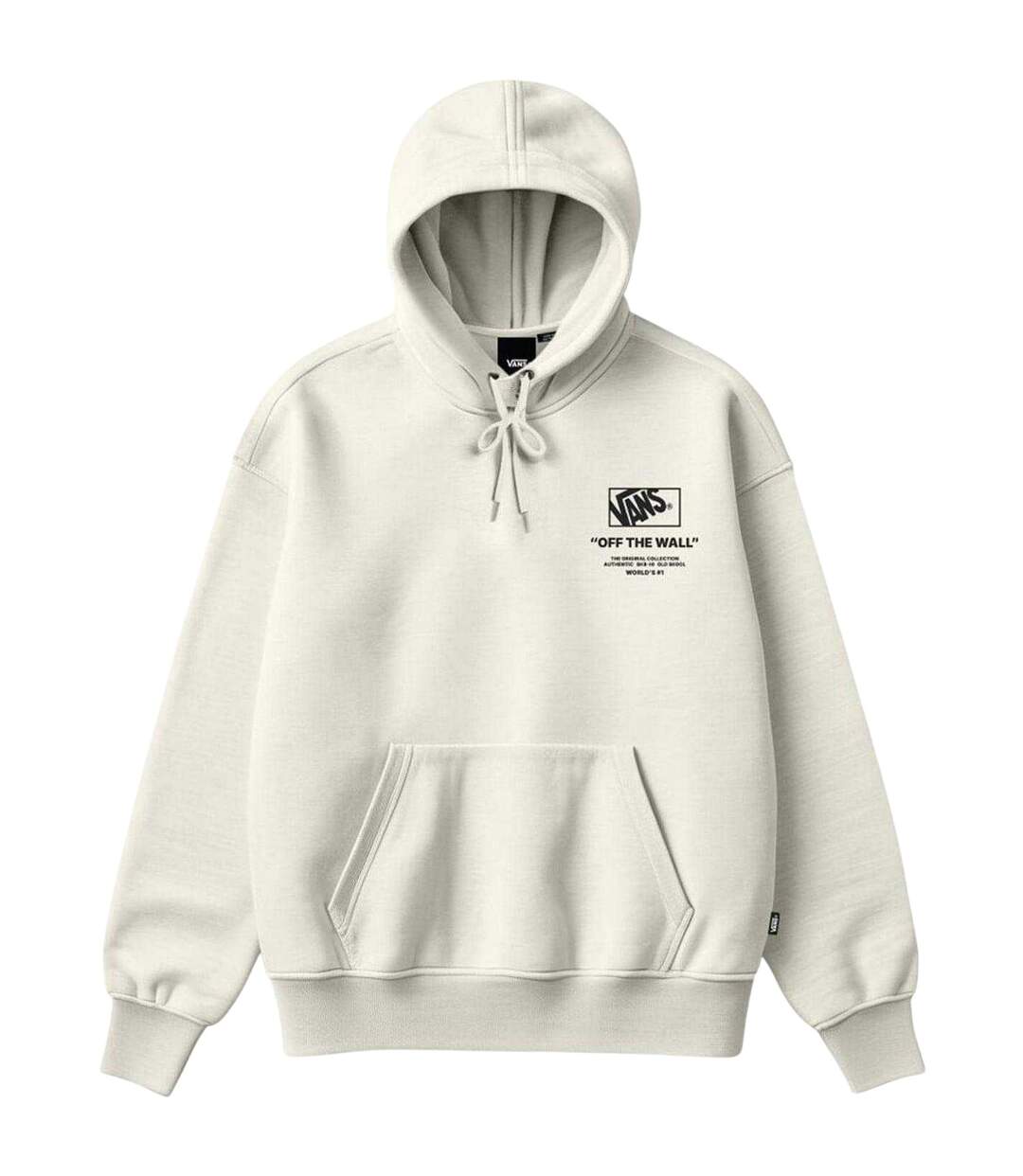 Sweat À Capuche Motif/style Empilé Homme Blanc Vans-2