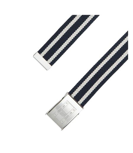 Ceinture marine homme tommy hilfiger daily stripes