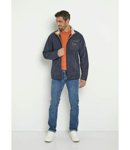 Veste chaude en velours col montant