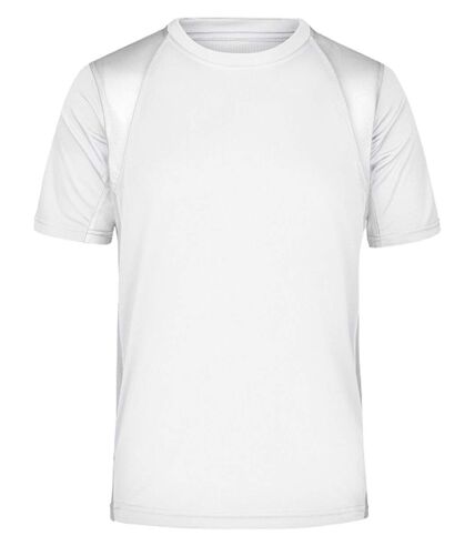 t-shirt running respirant JN306 - blanc - HOMME