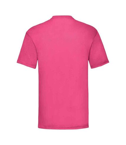 Mens valueweight t-shirt fuchsia Fruit of the Loom