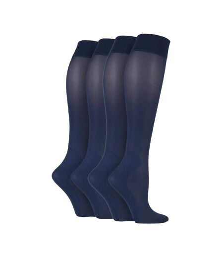 IOMI - 4 Paires Chaussettes Contention 40 Denier pour Femme et Homme