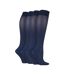 IOMI - 4 Paires Chaussettes Contention 40 Denier pour Femme et Homme-1