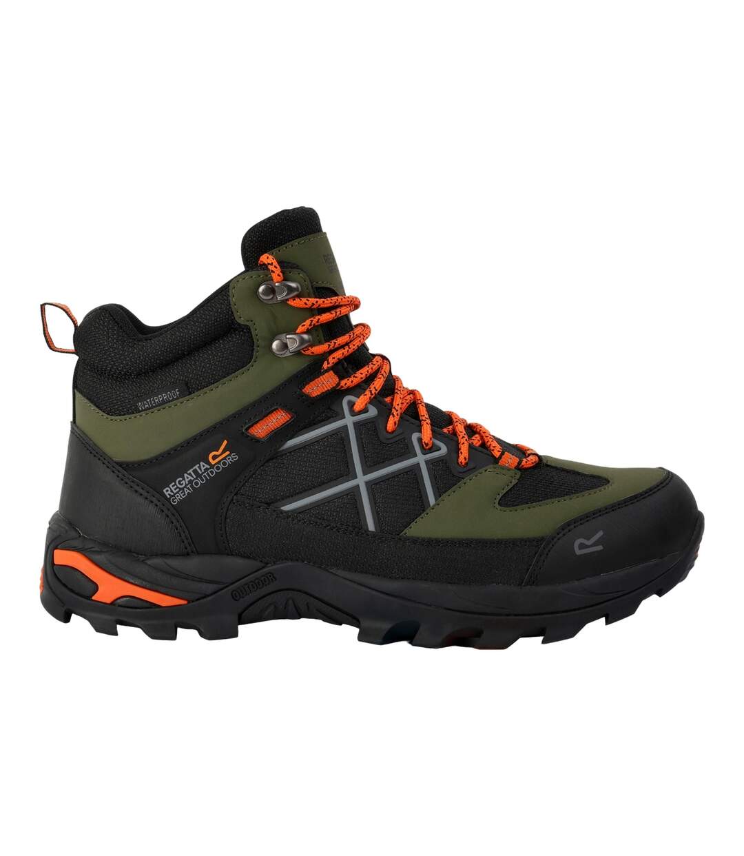 Bottines De Marche Samaris Homme Vert Cyprès Orange Flamboyant Regatta-3