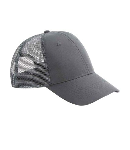 Beechfield Unisex Adult 6 Panel Recycled Trucker Cap (Graphite Grey)