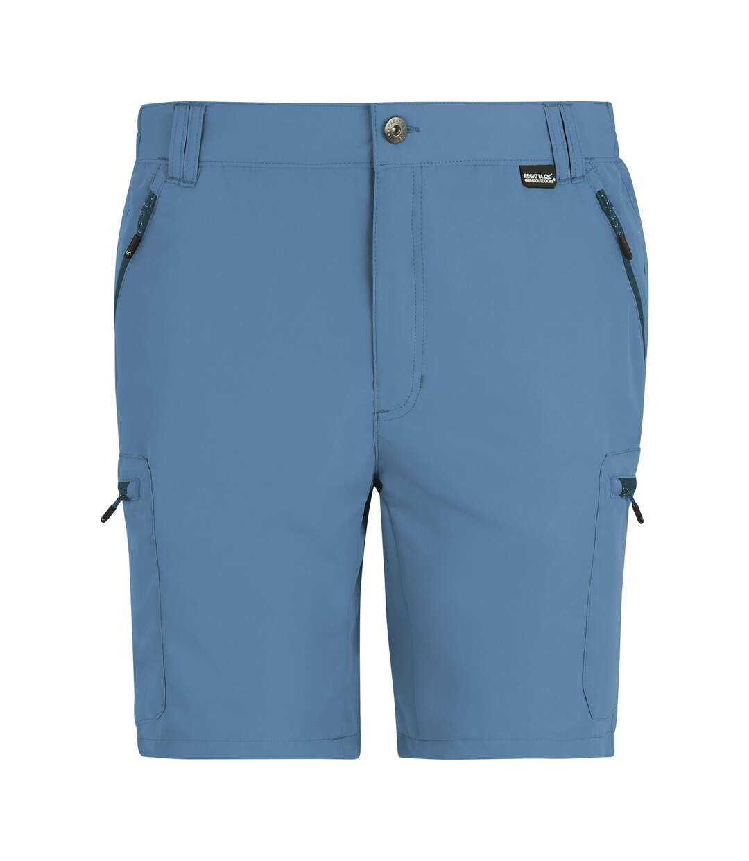Short Uni À Taille Semi-élastiquée Leesville Homme Bleu De Gris Regatta-2