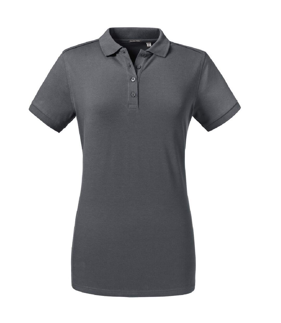 Polo manches courtes femmes gris Russell