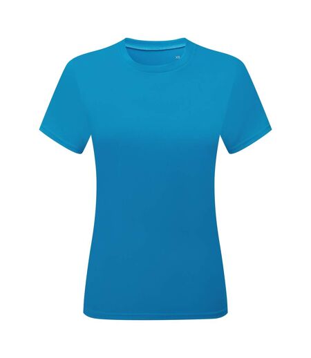 Womens/ladies Ion-charge T-shirt Sapphire TriDri