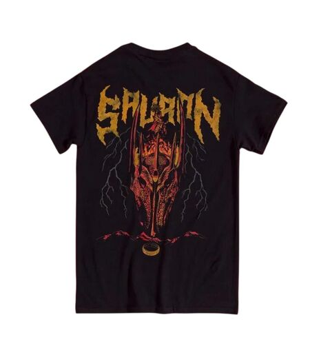T-shirt Motif Sauron Adulte Noir The Lord Of The Rings