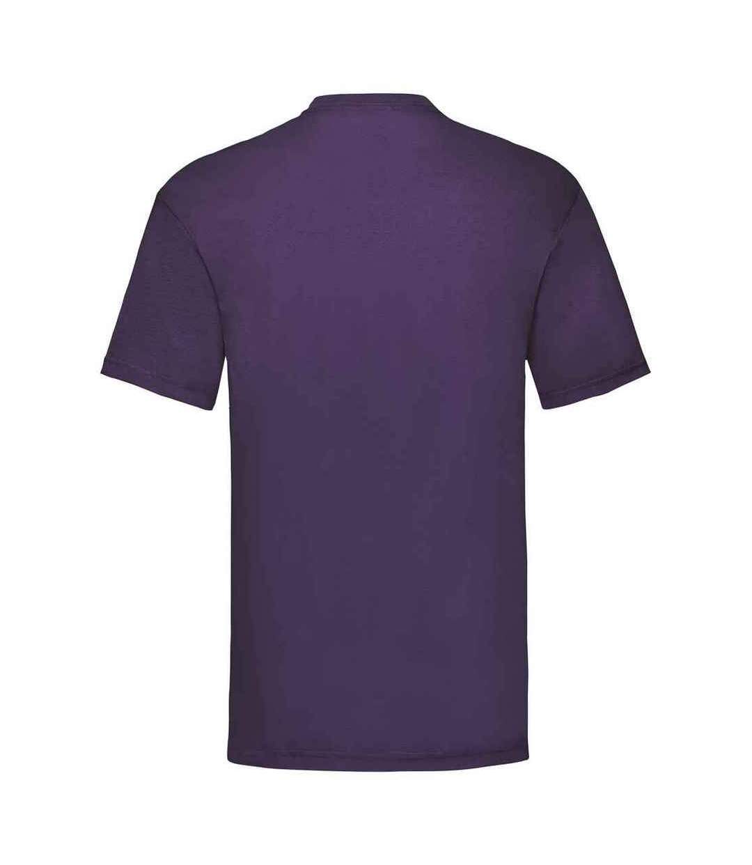 T-shirt valueweight homme violet Fruit of the Loom