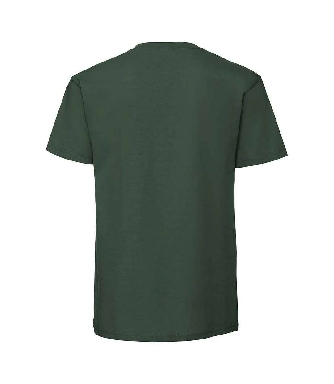 T-shirt Iconic Premium Homme Vert Bouteille Fruit Of The Loom-2