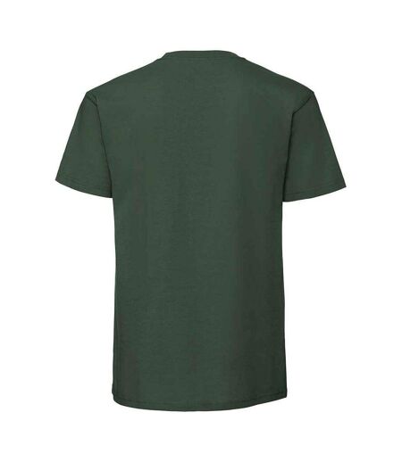 T-shirt Iconic Premium Homme Vert Bouteille Fruit Of The Loom