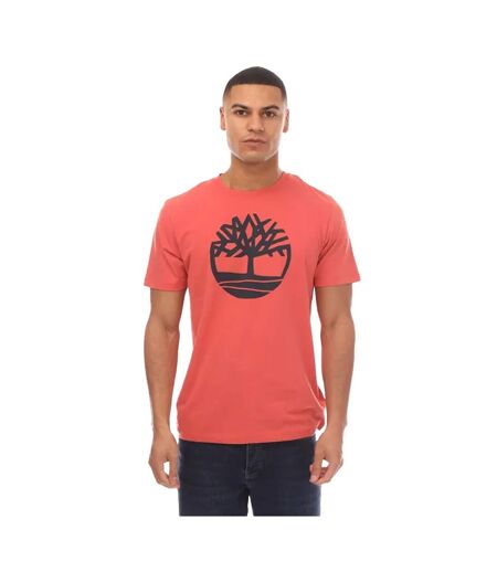 T-shirt kennebec river tree homme corail Timberland