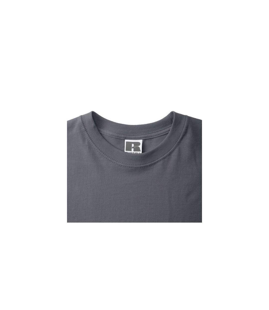 T-shirt Classic Homme Gris Foncé Russell-2