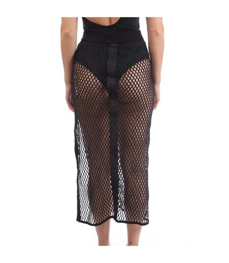 Jupe Longue Motif/style Logo Femme Noir Off White