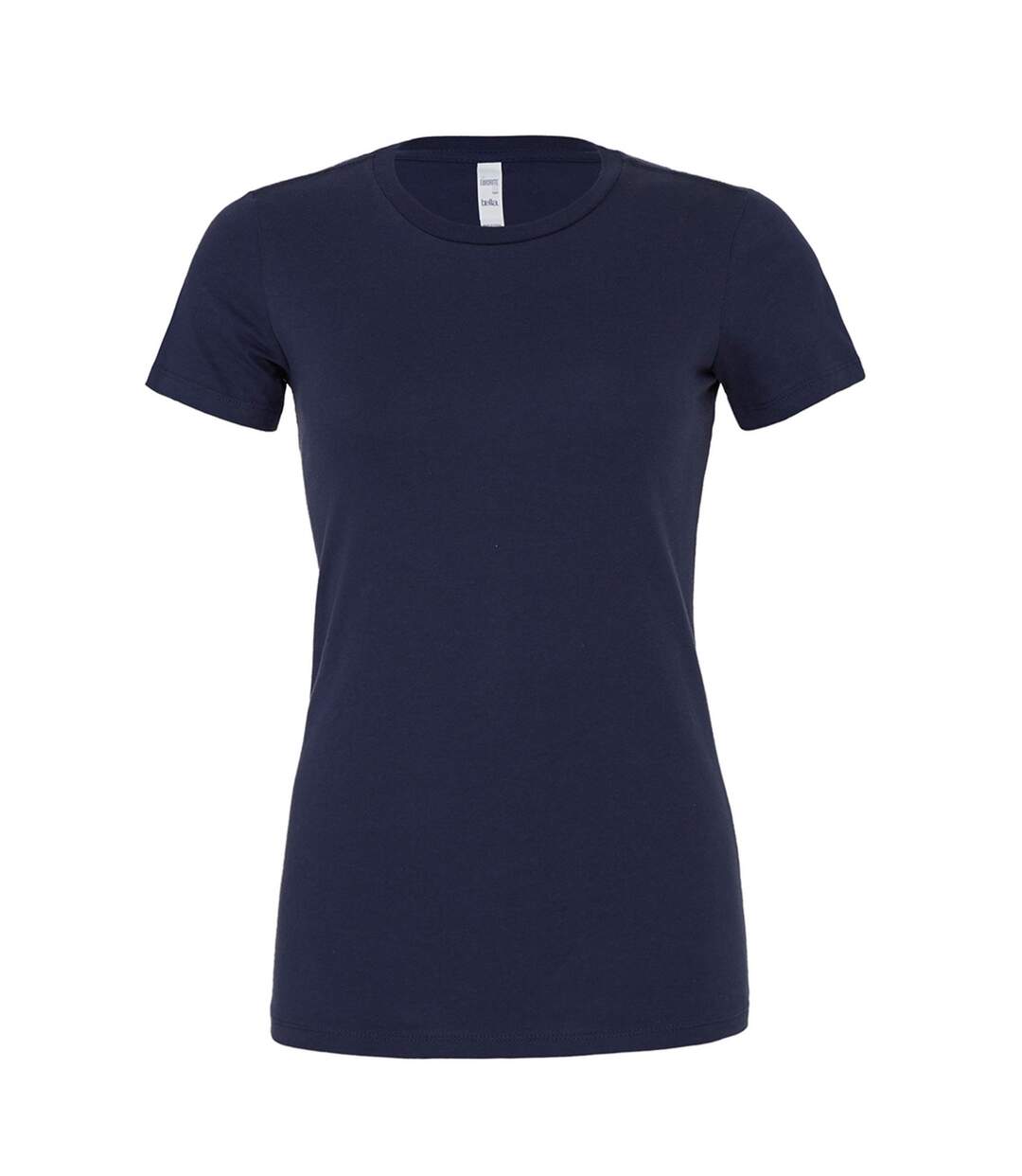 Womens/ladies the favourite t-shirt navy Bella + Canvas