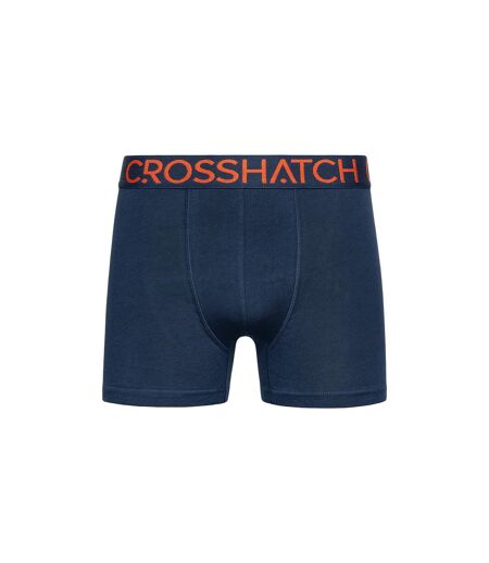Pack Of 3  Mens Chasma Boxer Shorts  Navy Crosshatch