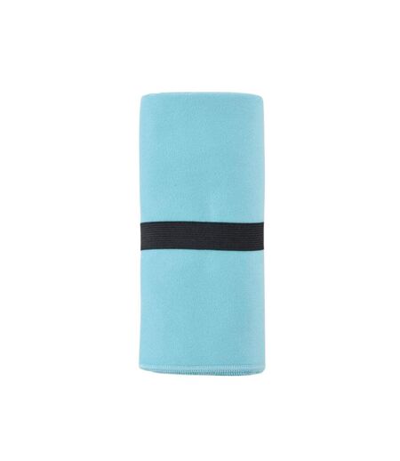 Waxoff double sided microfibre towel turquoise MidOcean