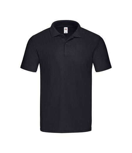 Polo Original Adulte Noir Fruit Of The Loom