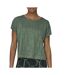 T-Shirt vert femme only paubs-1