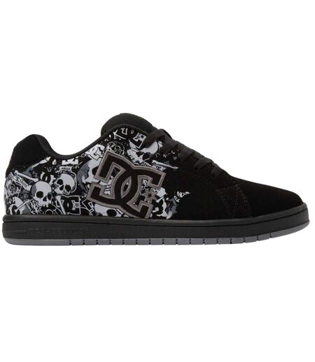 Mens Gaveler Suede Skate Shoes Black Gum DC