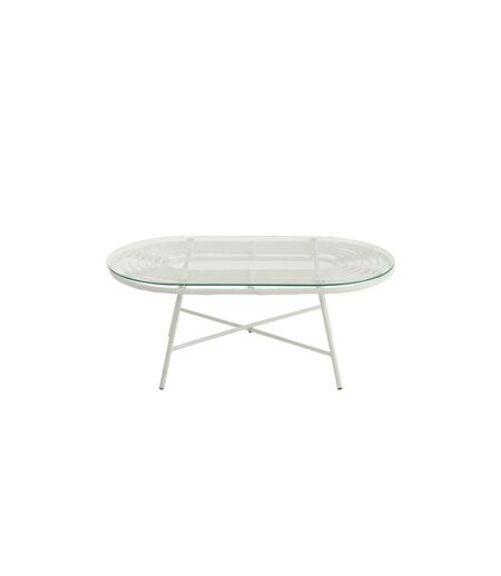 Table Basse de Jardin Celeste 90cm Blanc