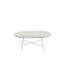 Table Basse de Jardin Celeste 90cm Blanc