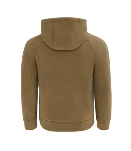Mens Fleece Jacket Khaki Green Firetrap