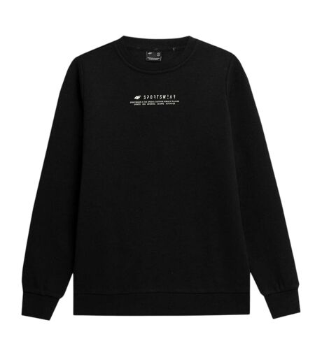 Sweat Motif/style Logo Femme Noir 4F