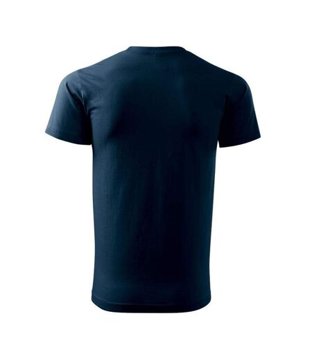 T-shirt Basic Homme Bleu Marine Foncé Adler