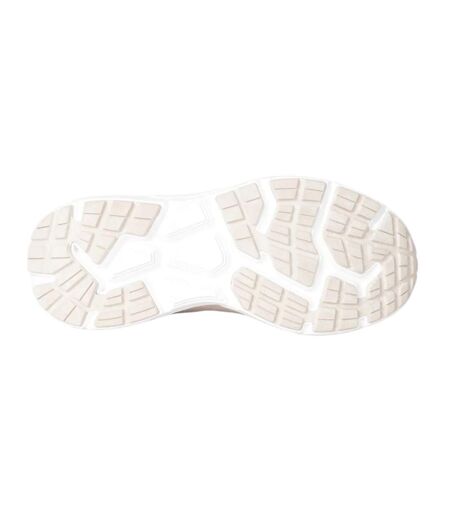 Womens/ladies Ezra Leather Everyday Trainers Beige Animal