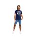 Mens D555 Bronte All American Guitar Guitar Kingsize T-shirt Navy Duke-1