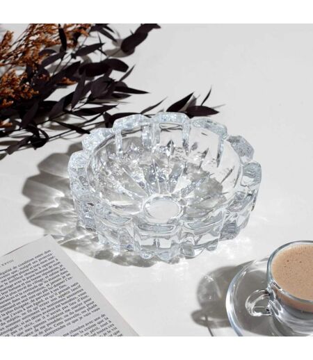 Cendrier en Verre Crystal 13cm Transparent