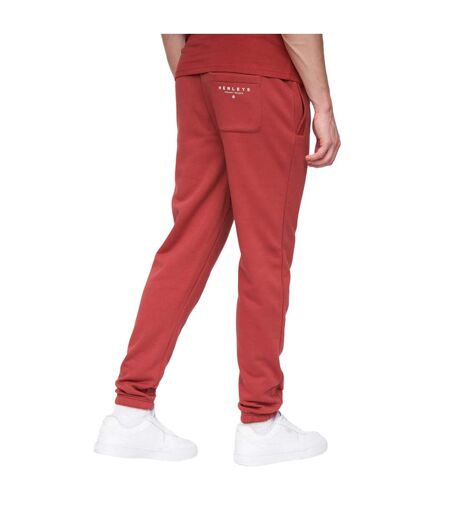 Mens curveball sweatpants deep red Henleys