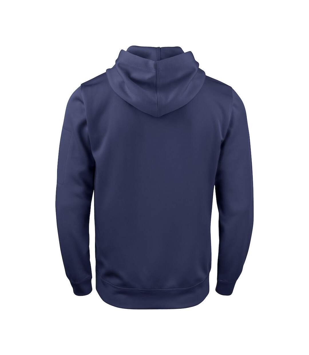 Sweat À Capuche Basic Adulte Bleu Marine Foncé Clique-2