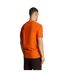 Mens plain t-shirt tangerine tango Lyle & Scott