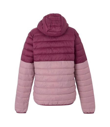Womens/ladies Hillpack Iv Quilted Thin Lightweight Waterproof Jacket Beaujolais Lilas Regatta