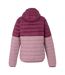 Womens/ladies Hillpack Iv Quilted Thin Lightweight Waterproof Jacket Beaujolais Lilas Regatta-3