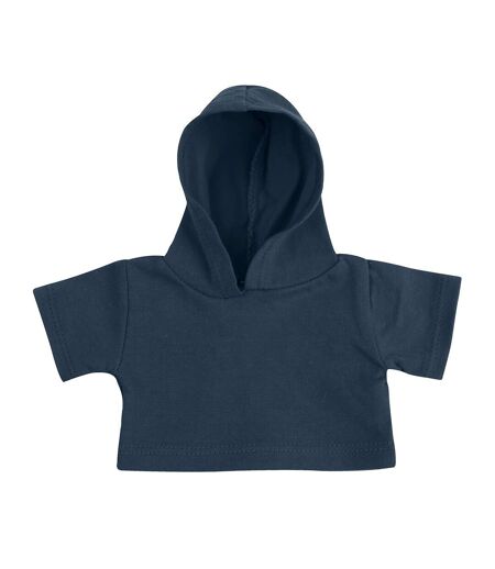 T-shirt à capuche pour nounours bleu marine Mumbles