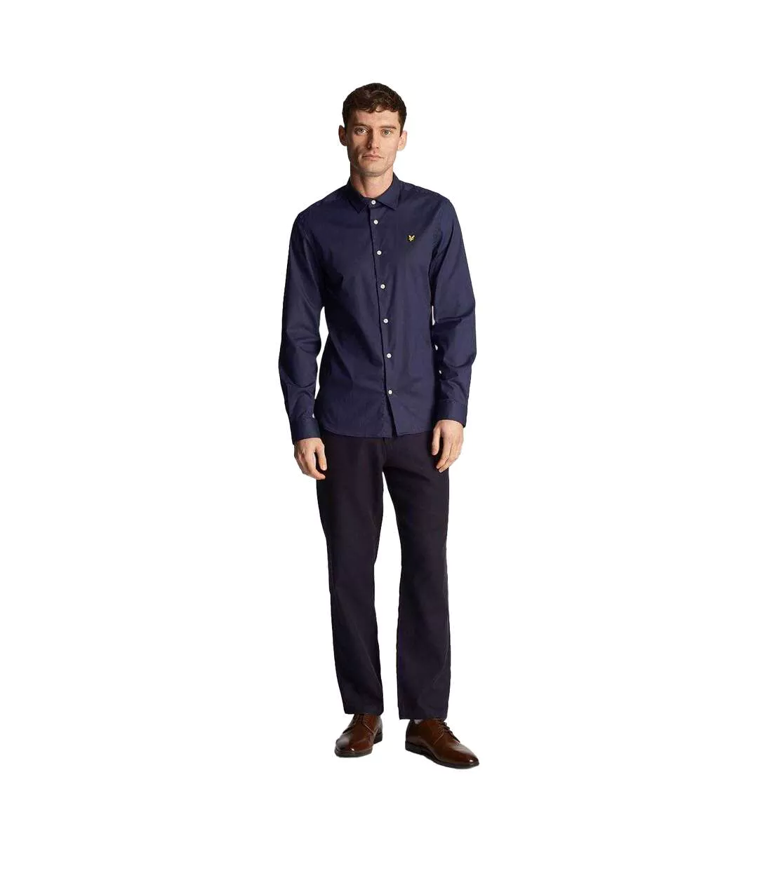 Chemise Homme Bleu Marine Lyle & Scott-4